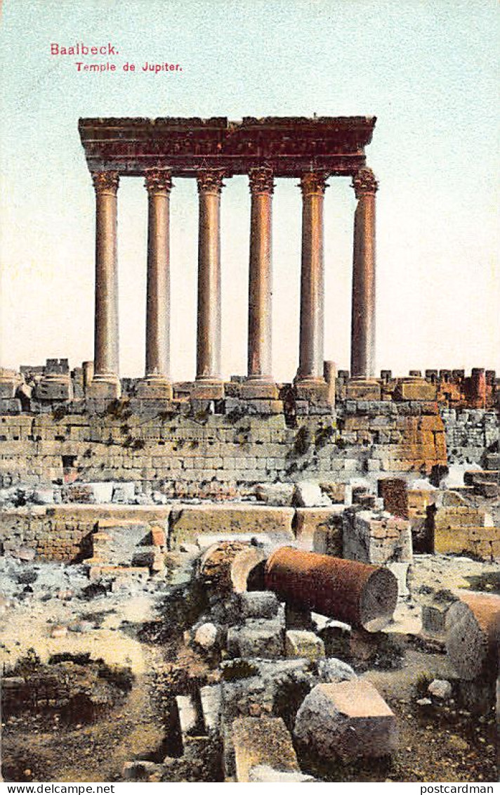 Liban - BAALBEK - Temple De Jupiter - Ed. André Terzis & Fils  - Líbano