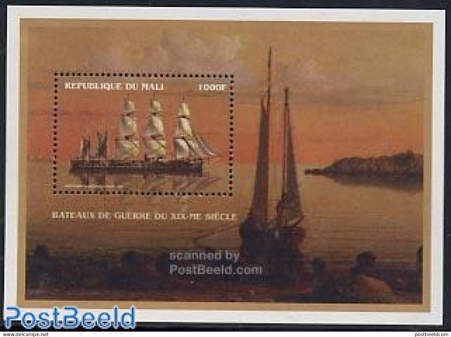 Mali 1996 Ship S/s, Northumberland, Mint NH, Transport - Ships And Boats - Schiffe