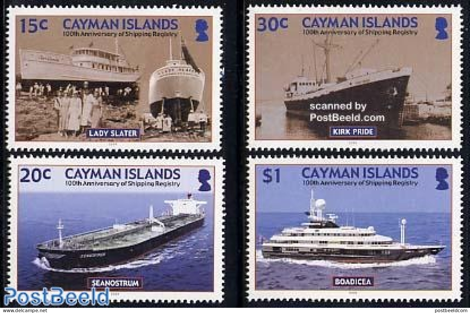 Cayman Islands 2004 Shipping Registry 4v, Mint NH, Transport - Ships And Boats - Schiffe