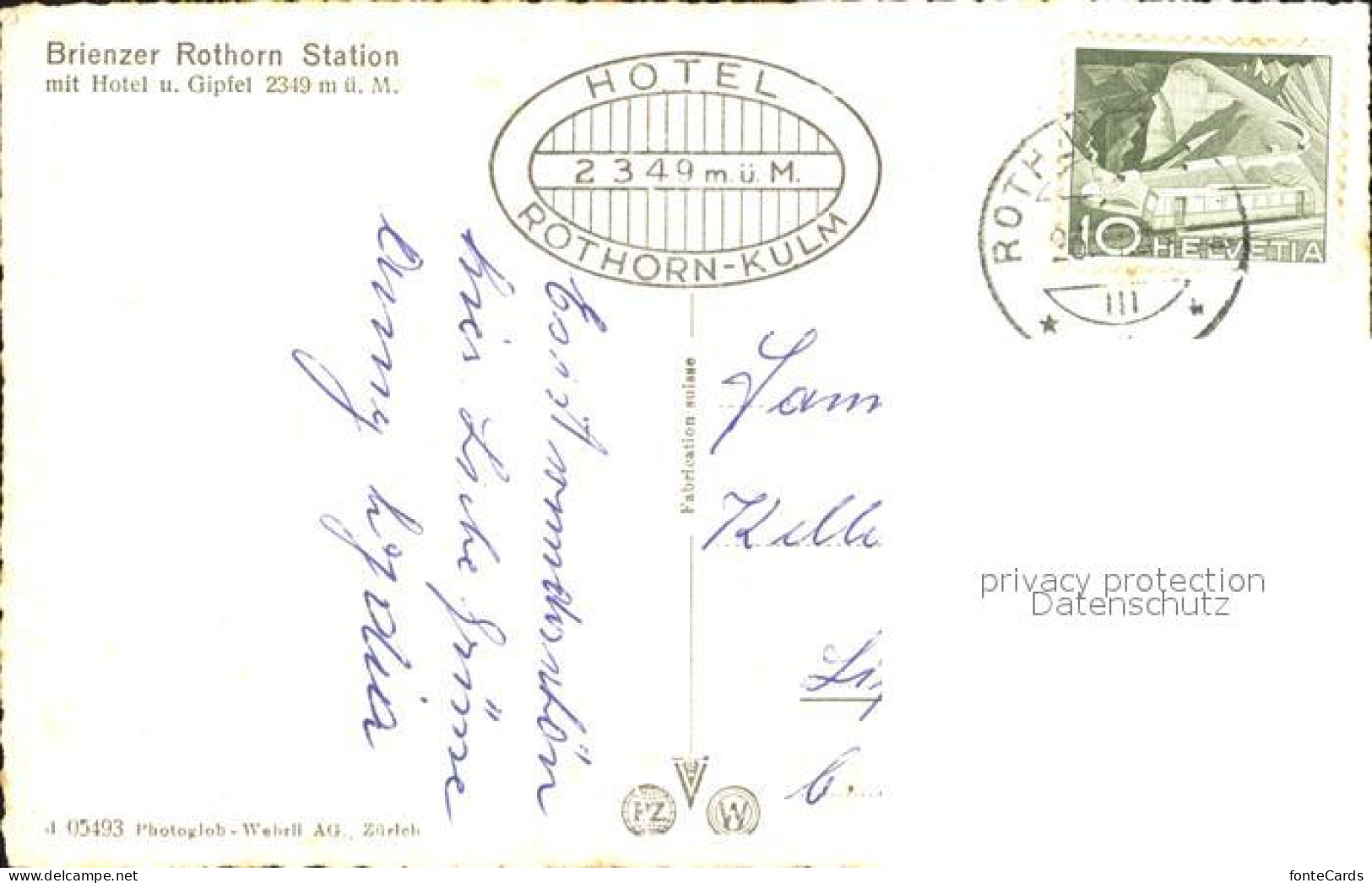 11962359 Rothorn Kulm Brienzer Rothorn Station Zahnradbad Berghotel Gipfel Emmen - Other & Unclassified