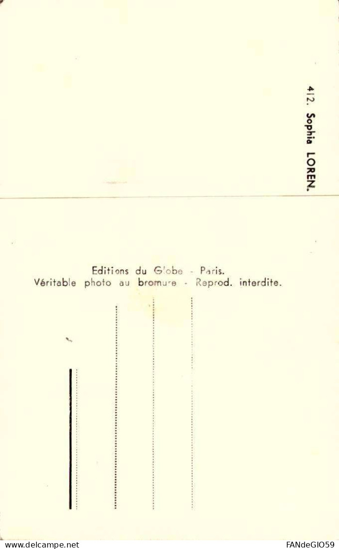 > Cinema > Acteurs  /  SOPHIA  LOREN  ///     115 - Schauspieler