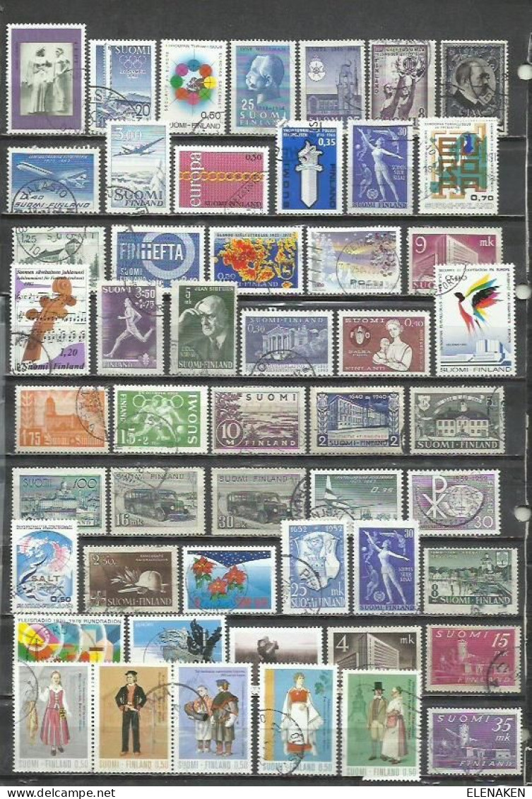 G898L-LOTE SELLOS FINLANDIA,SIN TASAR,BUENOS VALORES,BUENA CALIDAD. STAMPS LOT FINLAND, Untaxed, Good Val - Collections