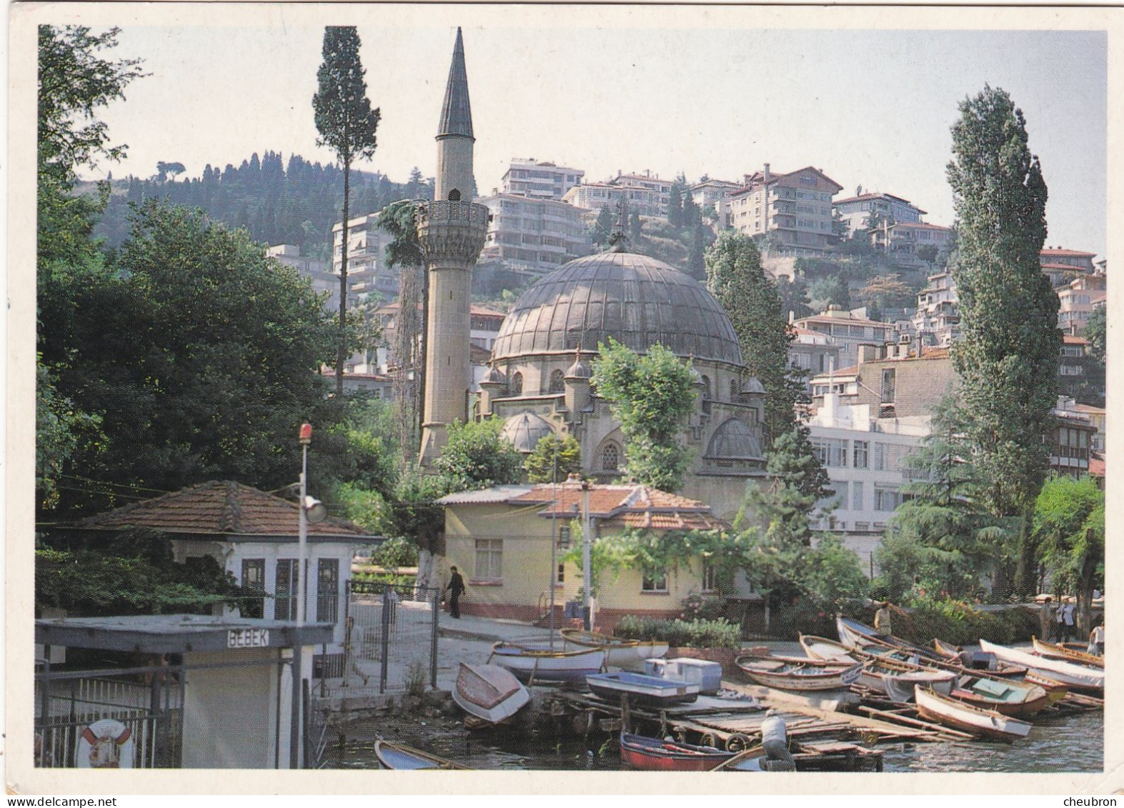 TURQUIE. ISTANBUL (ENVOYE DE) . " BABEK MOSQUE ". ANNÉE 1992+ TEXTE + TIMBRES. FORMAT 17 X 12 Cm. - Turkey