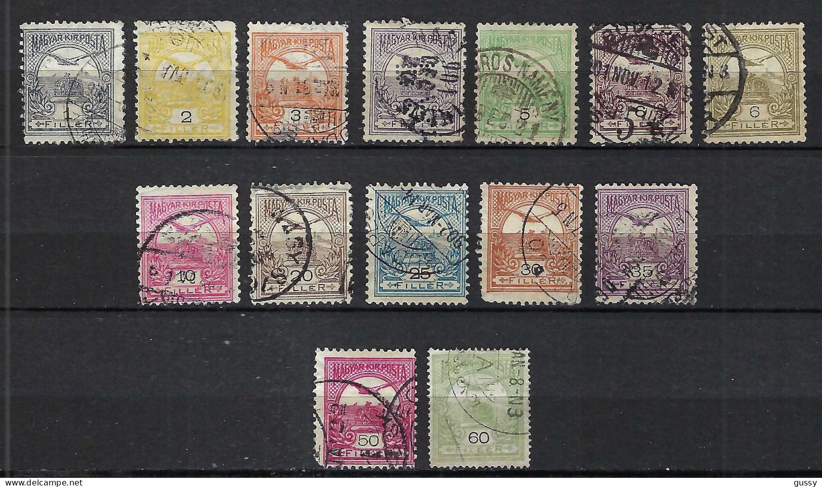 HONGRIE Ca.1900-1913: Lot D' Obl. - Used Stamps