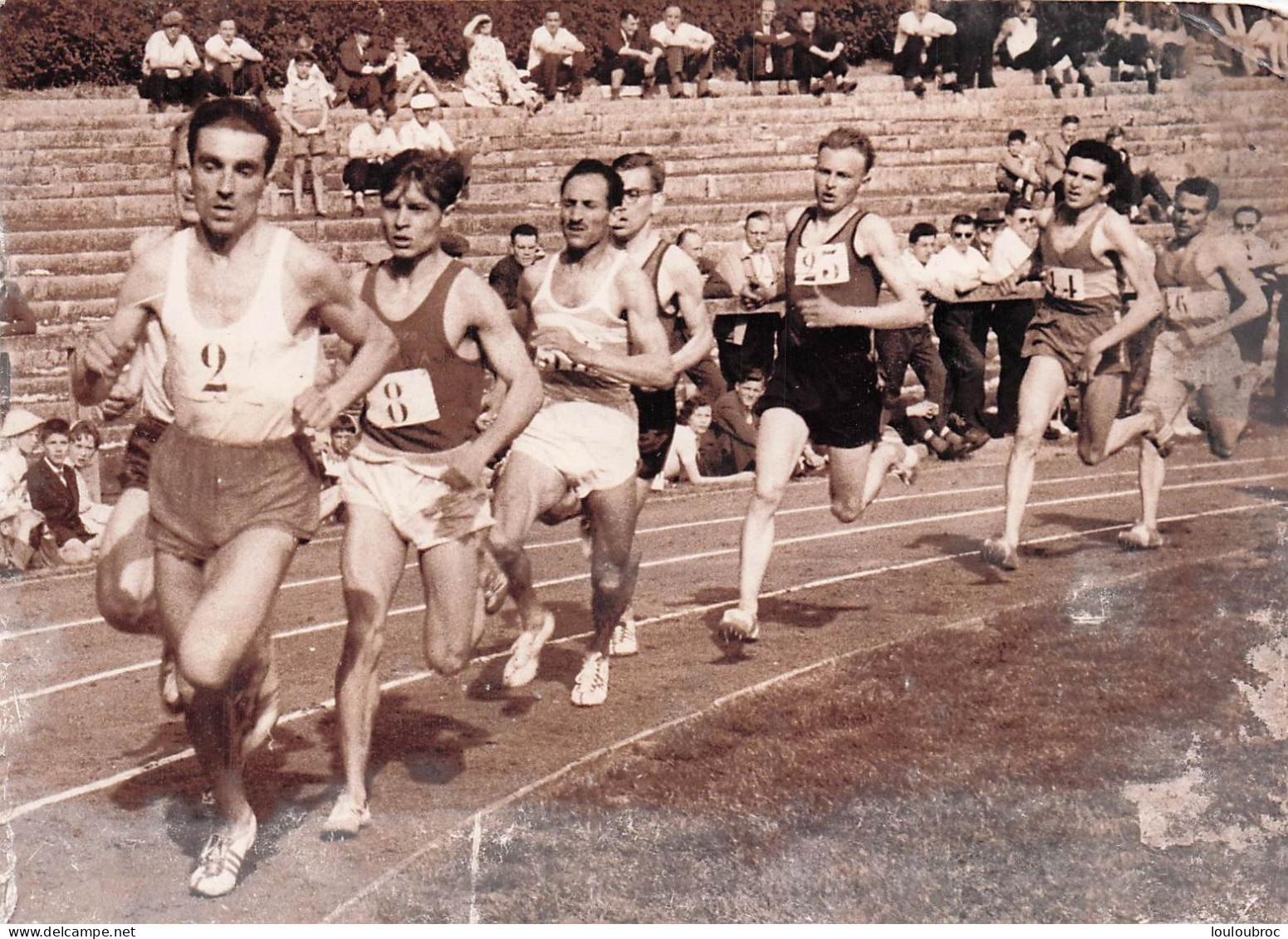 ATHLETISME 06/1959 PREPARATION OLYMPIQUE DU 5000M ICI CHICLET ET MIMOUN PHOTO 18 X 13 CM - Sports