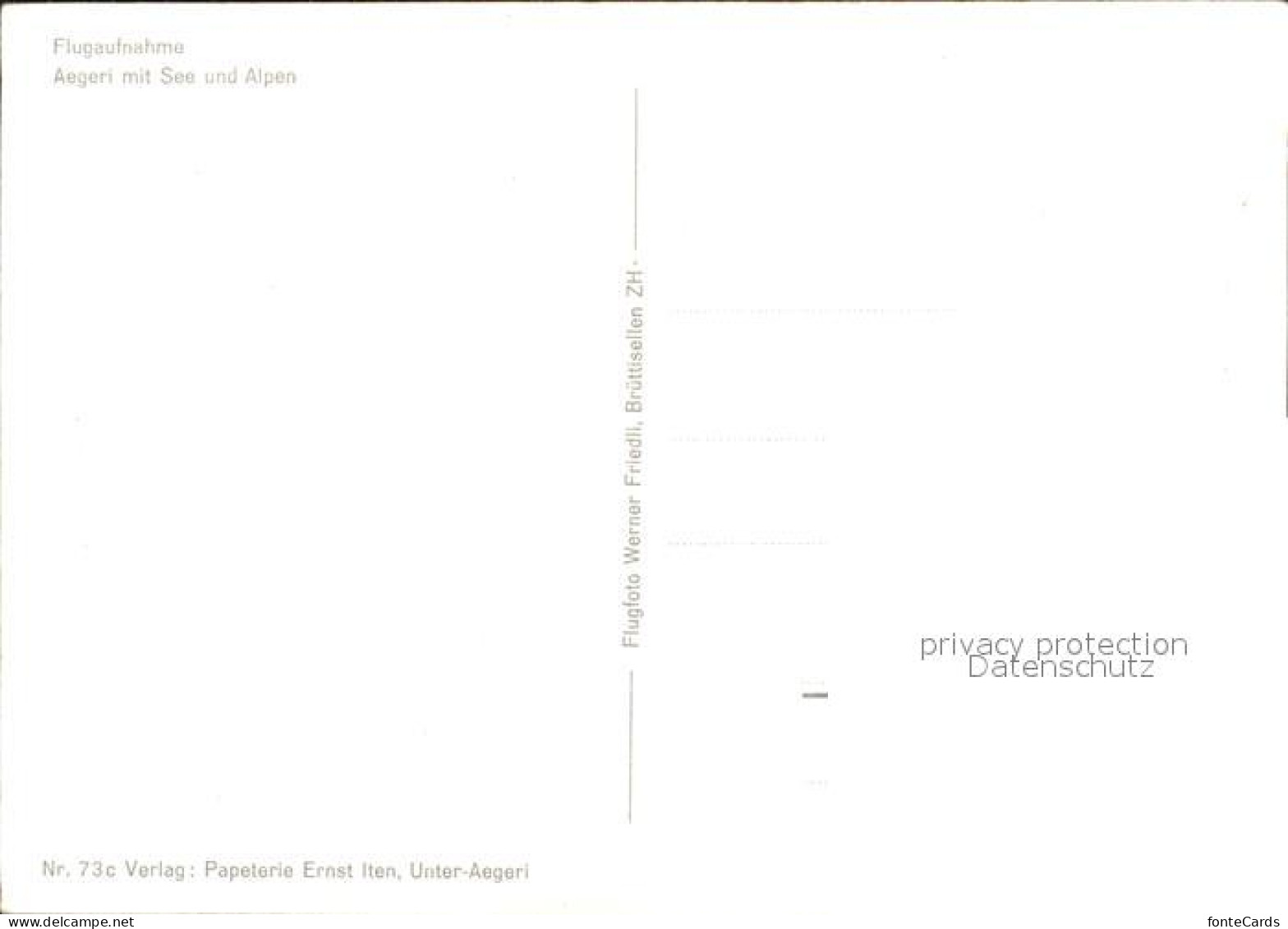 11891319 Aegeri Aegeri Unteraegeri Unter-Aegeri ZG Mit See Und Alpen Fliegeraufn - Sonstige & Ohne Zuordnung