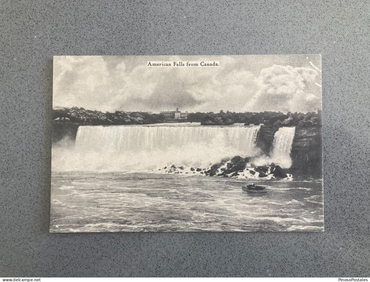 America Falls From Canada Carte Postale Postcard - Chutes Du Niagara