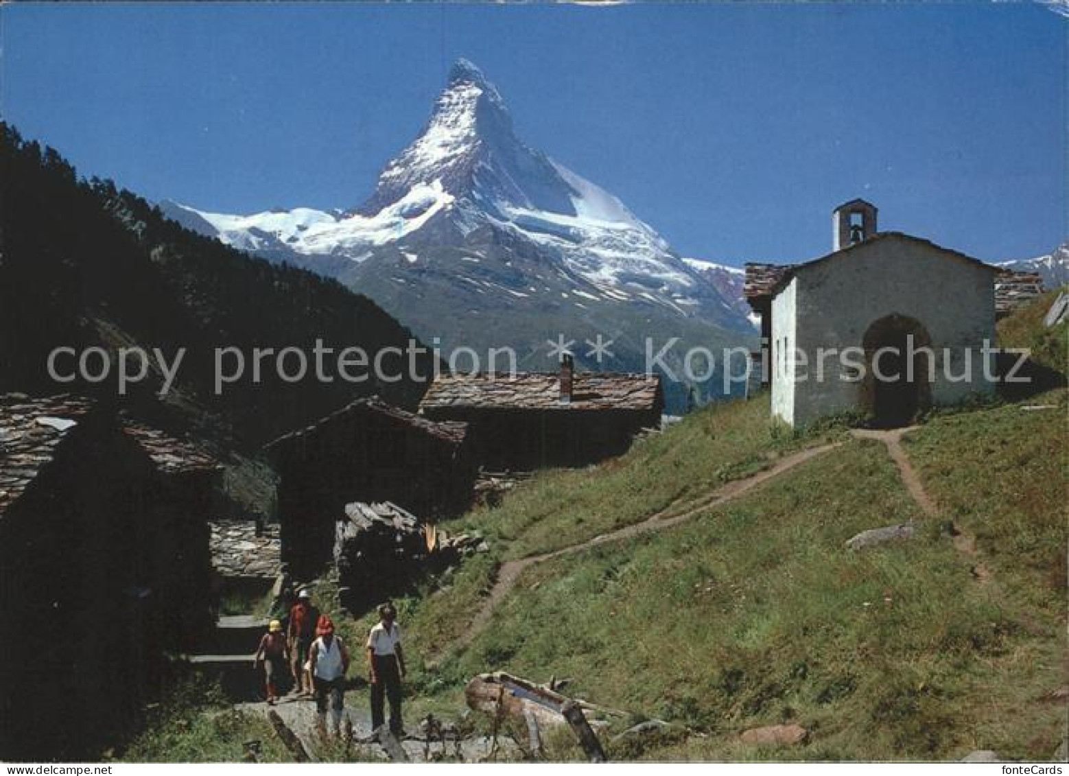 11888609 Zermatt VS Findeln Matterhorn  - Andere & Zonder Classificatie