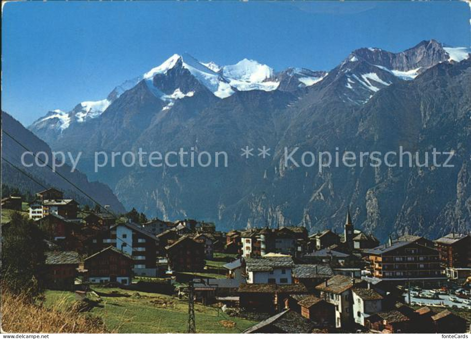 11888079 Graechen VS Mit Weisshorn Brunegghorn Bishorn Barrhorn Graechen - Andere & Zonder Classificatie