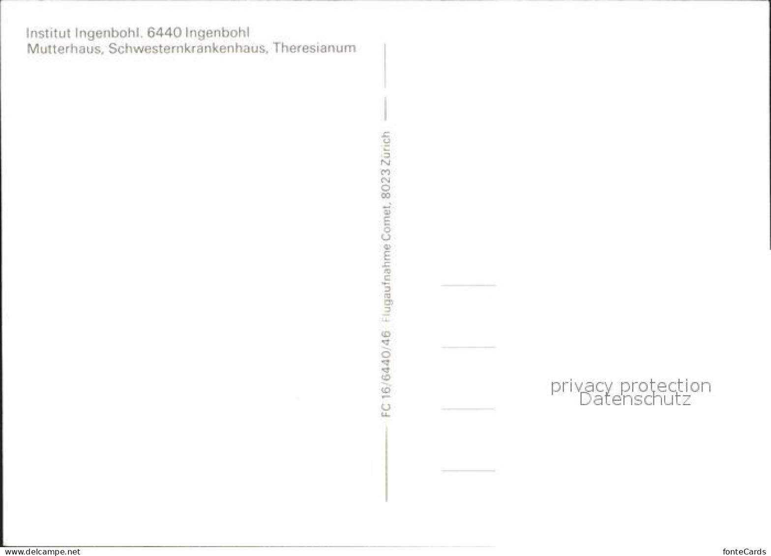 11875399 Ingenbohl Institut Ingenbohl Mutterhaus Theresianum Fliegeraufnahme Ing - Other & Unclassified