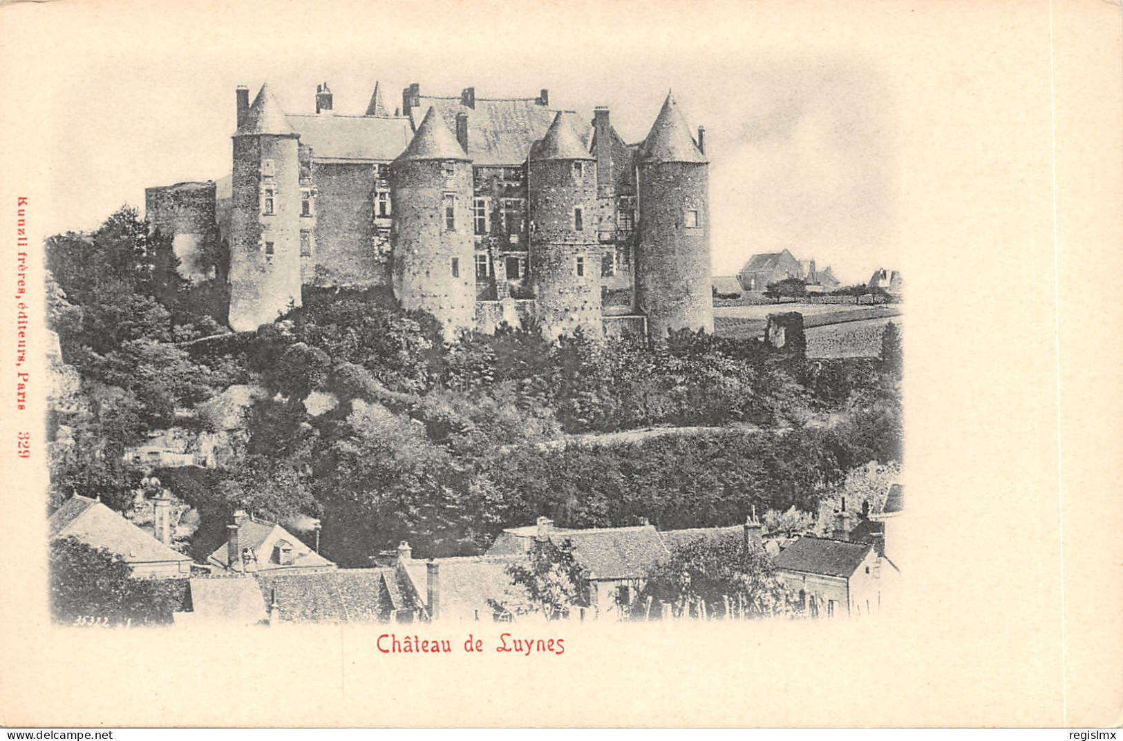 37-LUYNES-LE CHÂTEAU-N°T2403-G/0153 - Luynes