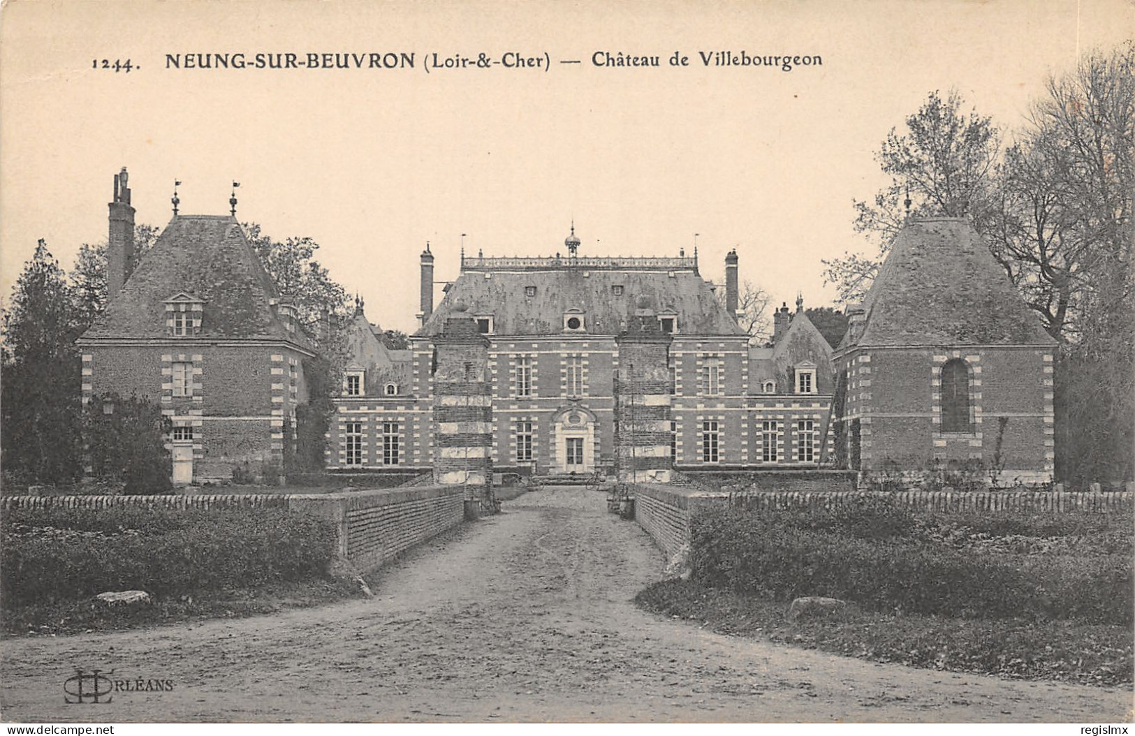 41-NEUNG SUR BEUVRON-CHÂTEAU DE VILLEBOURGEON-N°T2404-B/0001 - Neung Sur Beuvron