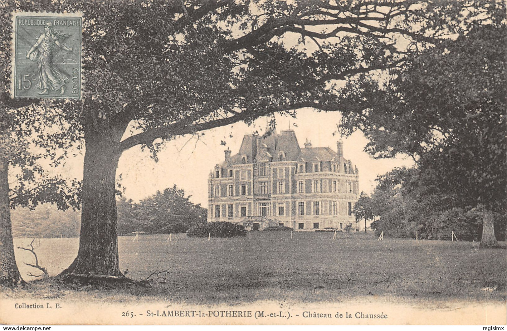 49-SAINT LAMBERT LA POTHERIE-CHÂTEAU DE LA CHAUSSEE-N°T2404-F/0313 - Sonstige & Ohne Zuordnung