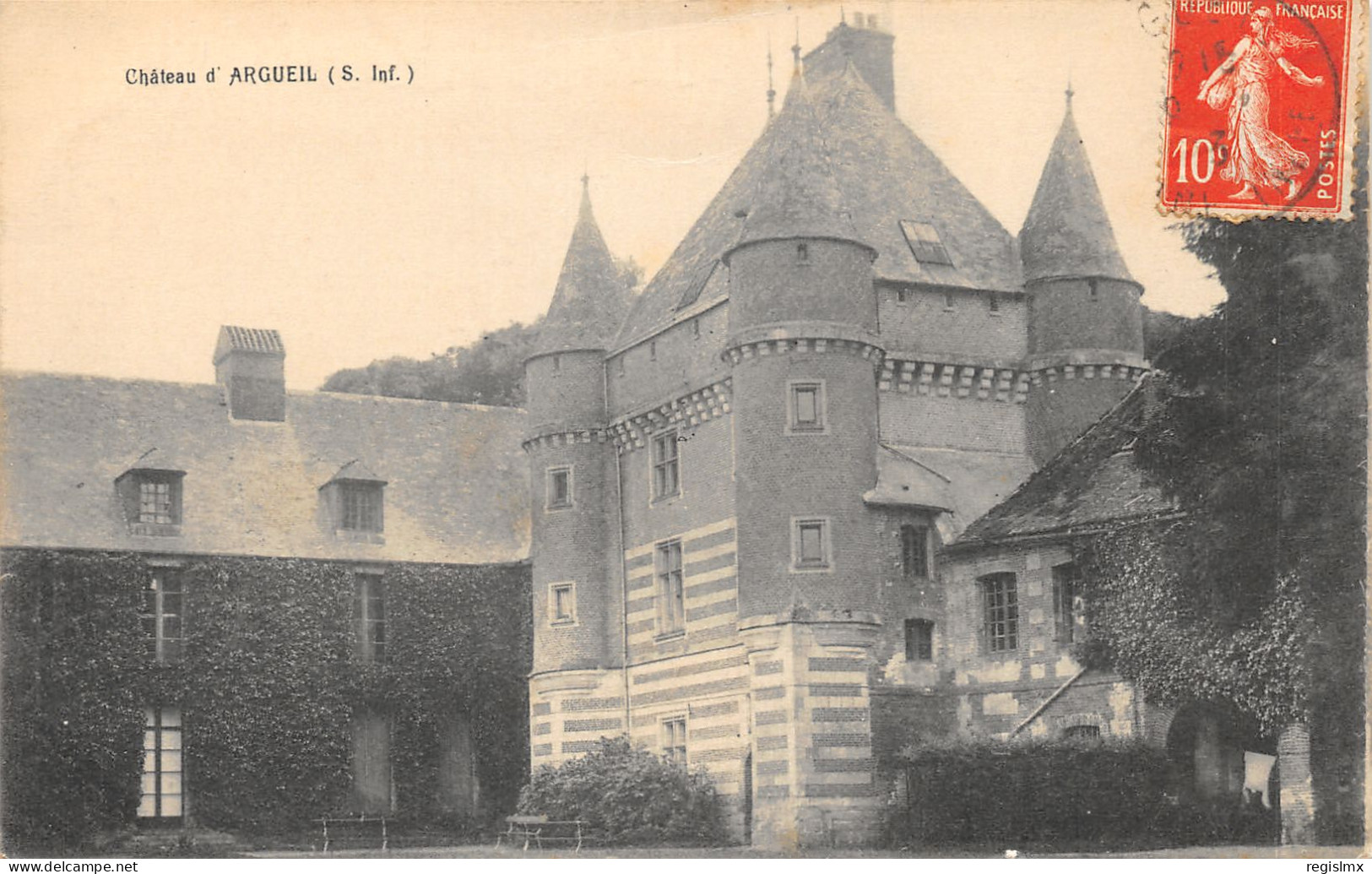 76-ARGUEIL-LE CHÂTEAU-N°T2406-E/0387 - Autres & Non Classés