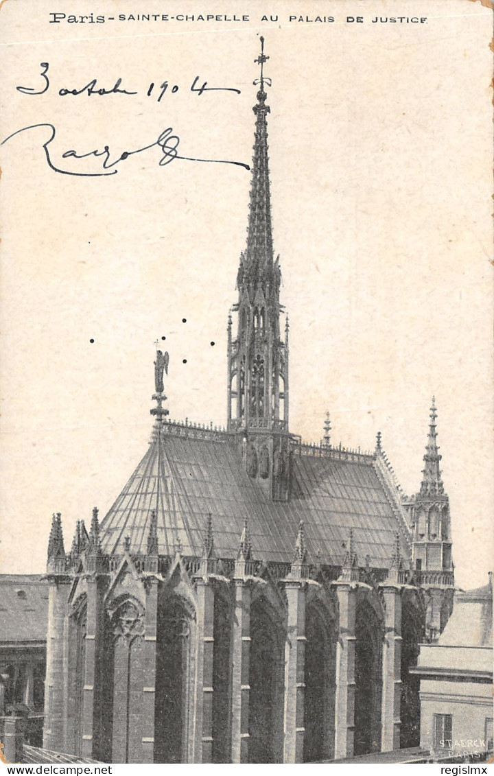 75-PARIS-IER-LA SAINTE CHAPELLE-N°T2408-B/0267 - Distretto: 01