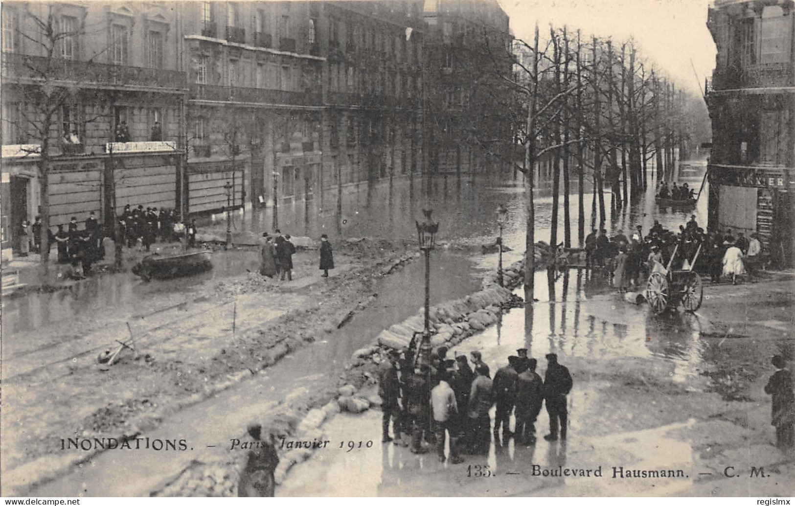 75-PARIS-CRUE DE LA SEINE-N°T2408-A/0325 - Paris Flood, 1910