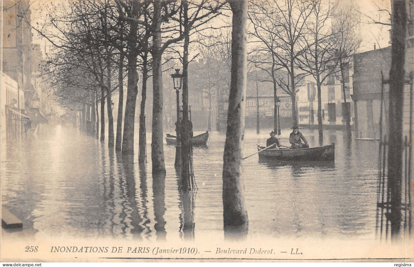 75-PARIS-CRUE DE LA SEINE-N°T2408-A/0281 - Paris Flood, 1910