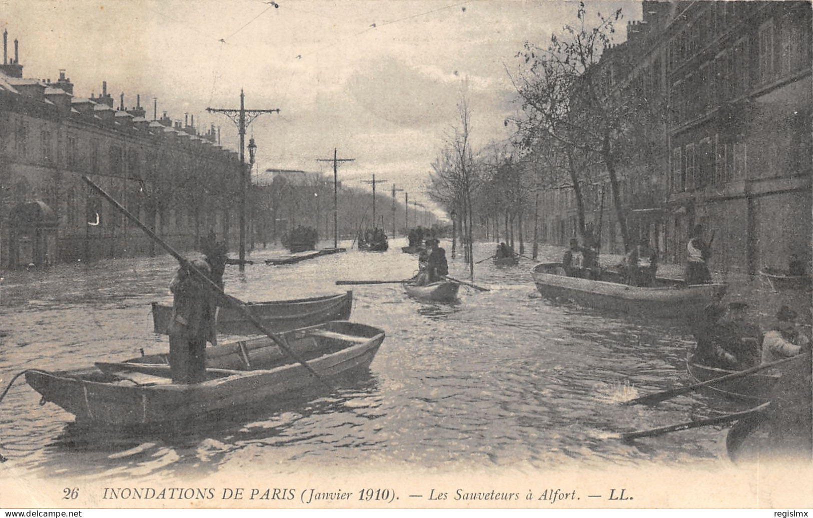 75-PARIS-CRUE DE LA SEINE-N°T2408-A/0191 - Paris Flood, 1910