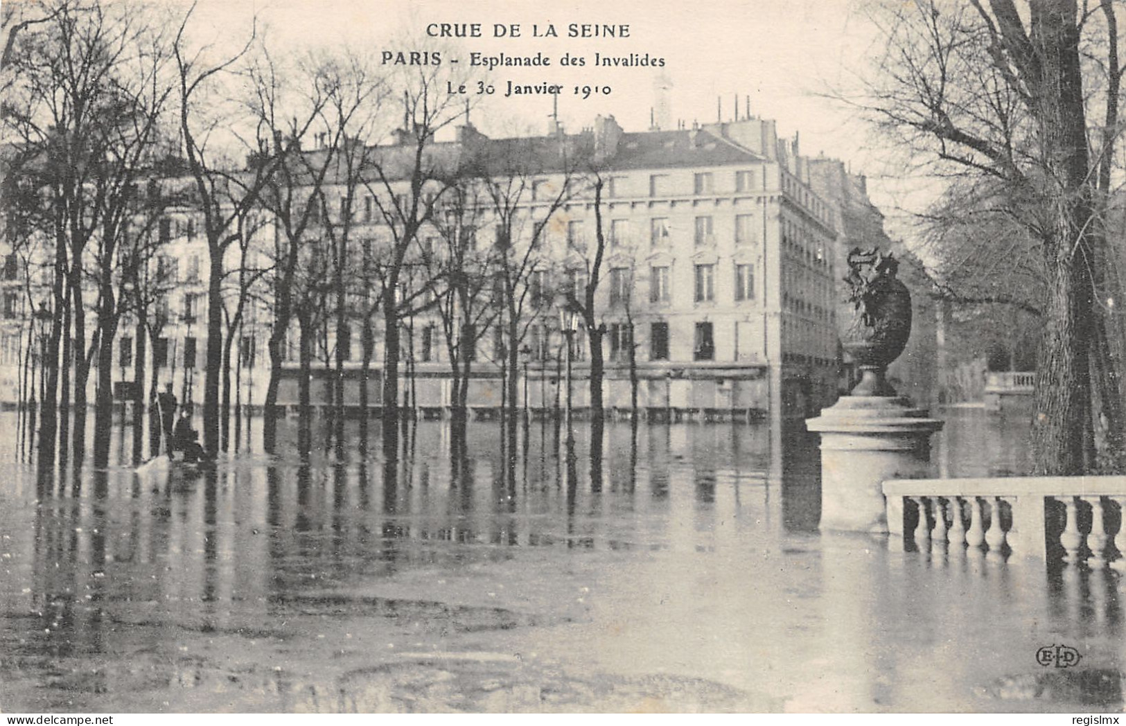 75-PARIS-CRUE DE LA SEINE-N°T2408-A/0085 - De Overstroming Van 1910