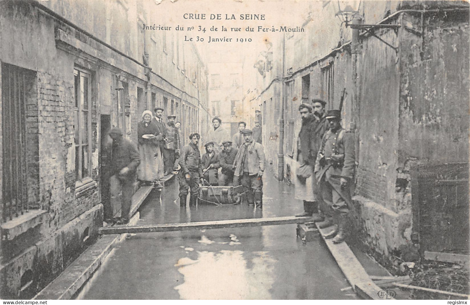 75-PARIS-CRUE DE LA SEINE-N°T2408-A/0001 - Inondations De 1910