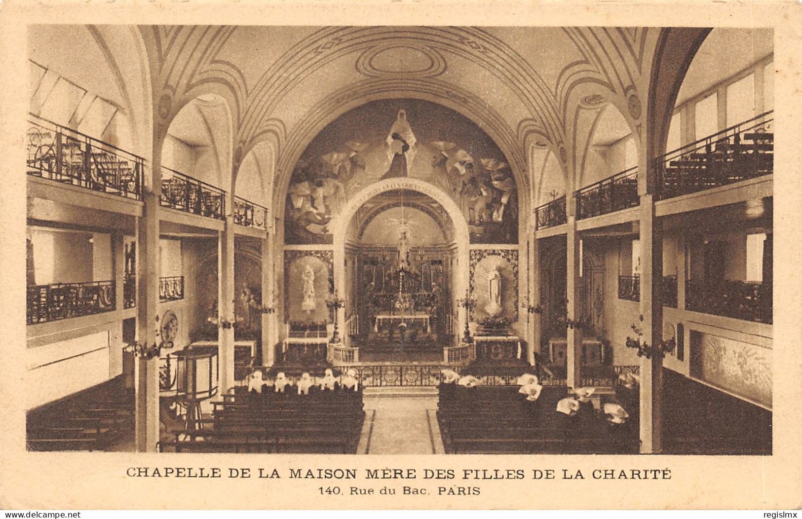 75-PARIS-VII-CHAPELLE DE LA MAISON MERE DES FILLES DE LA CHARITE-N°T2408-E/0175 - District 07