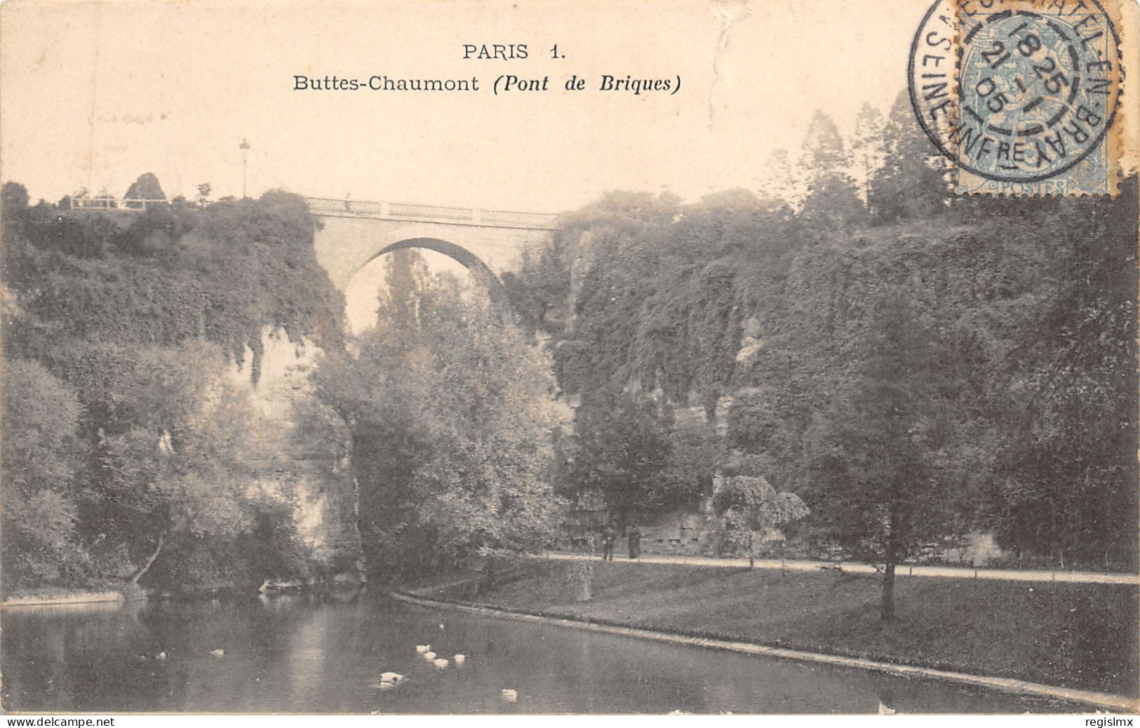 75-PARIS-XIX-LES BUTTES CHAUMONT-N°T2408-H/0169 - District 19