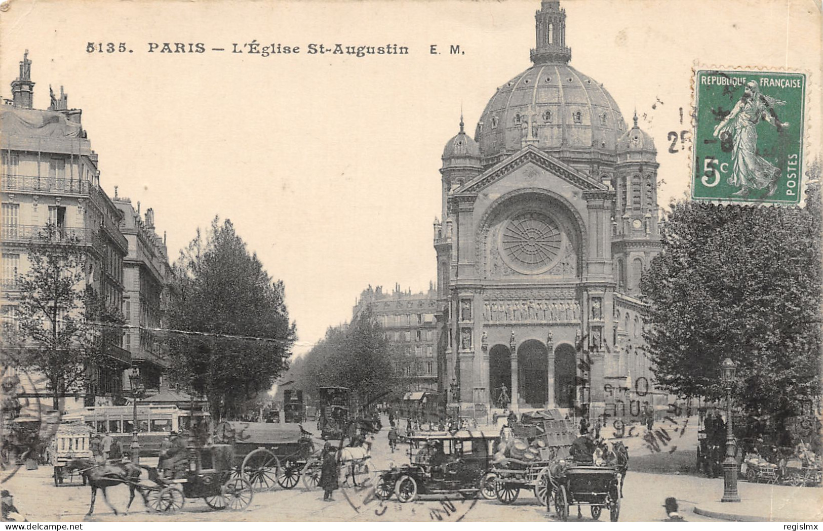 75-PARIS-VIII-EGLISE SAINT AUGUSTIN-N°T2408-E/0303 - District 08