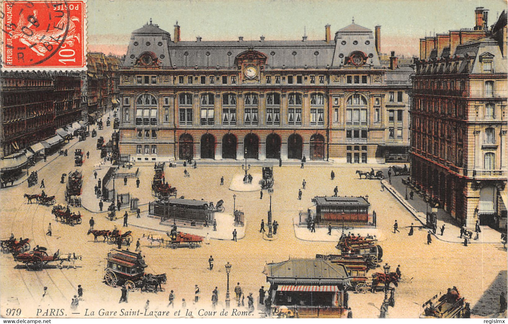 75-PARIS-LA GARE SAINT LAZARE-N°T2409-B/0381 - Stations, Underground