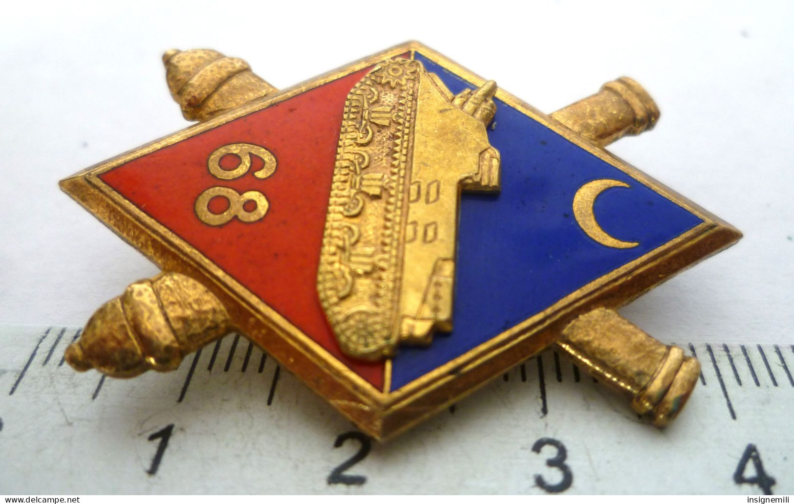 INSIGNE 68° RA REGIMENT D' ARTILLERIE - DELSART Et Cie G 3201 - Landmacht