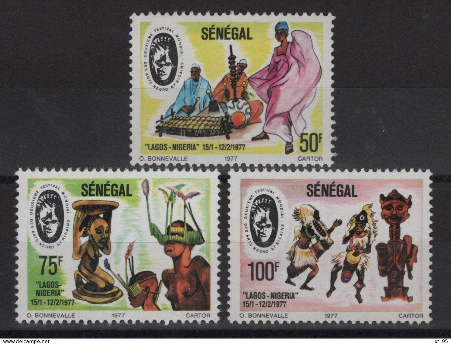 Senegal - N°456 à 458 - * Neufs Avec Trace De Charniere - Cote 4.50€ - Sénégal (1960-...)