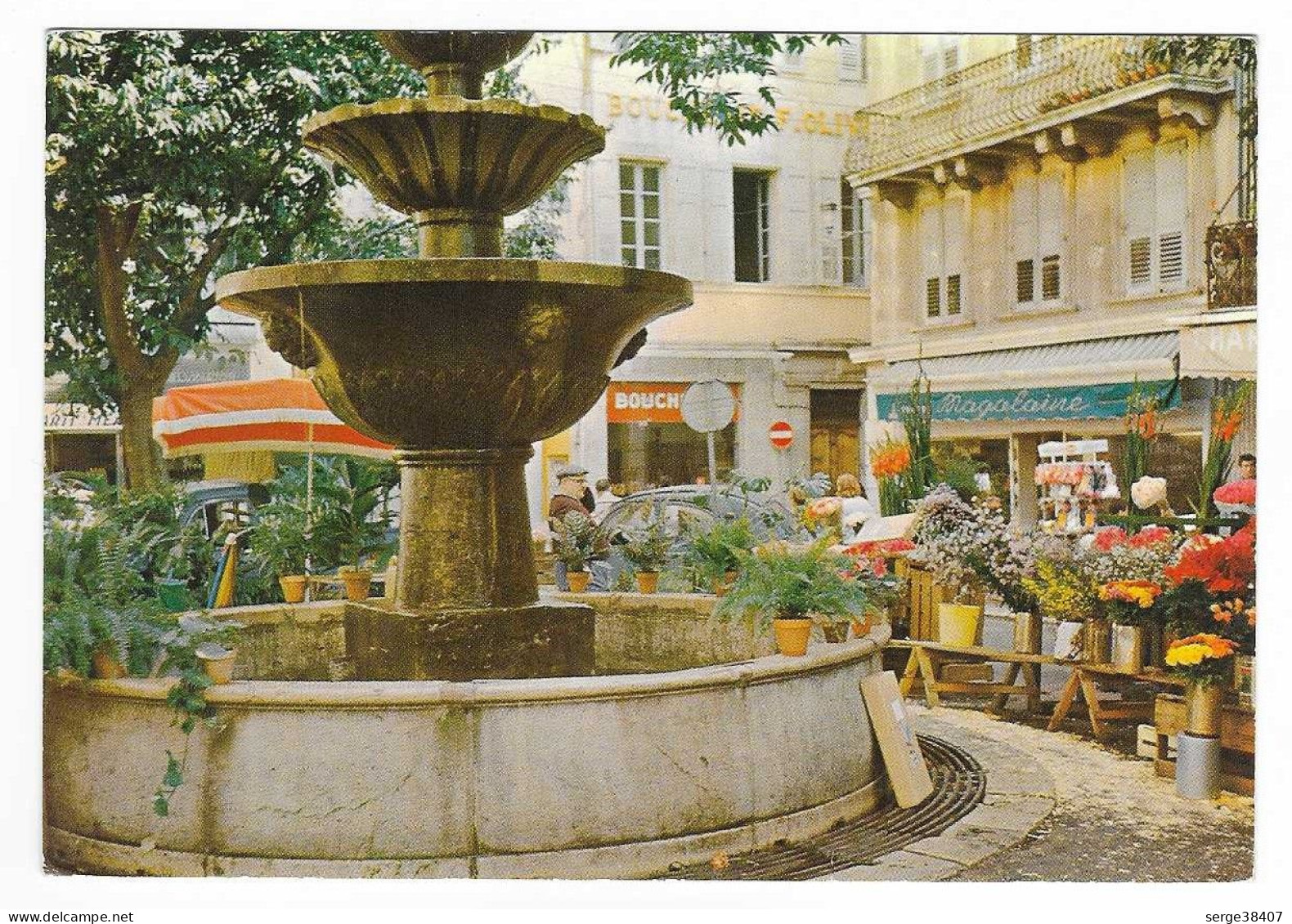 Grasse - 1973 - Boucherie Place Du Cours - Fontaine - N°868 # 5-24/15 - Grasse