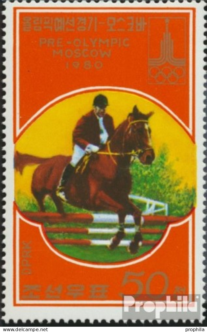 Nord-Korea 1713A (kompl.Ausg.) Postfrisch 1978 Reitsport - Corea Del Nord