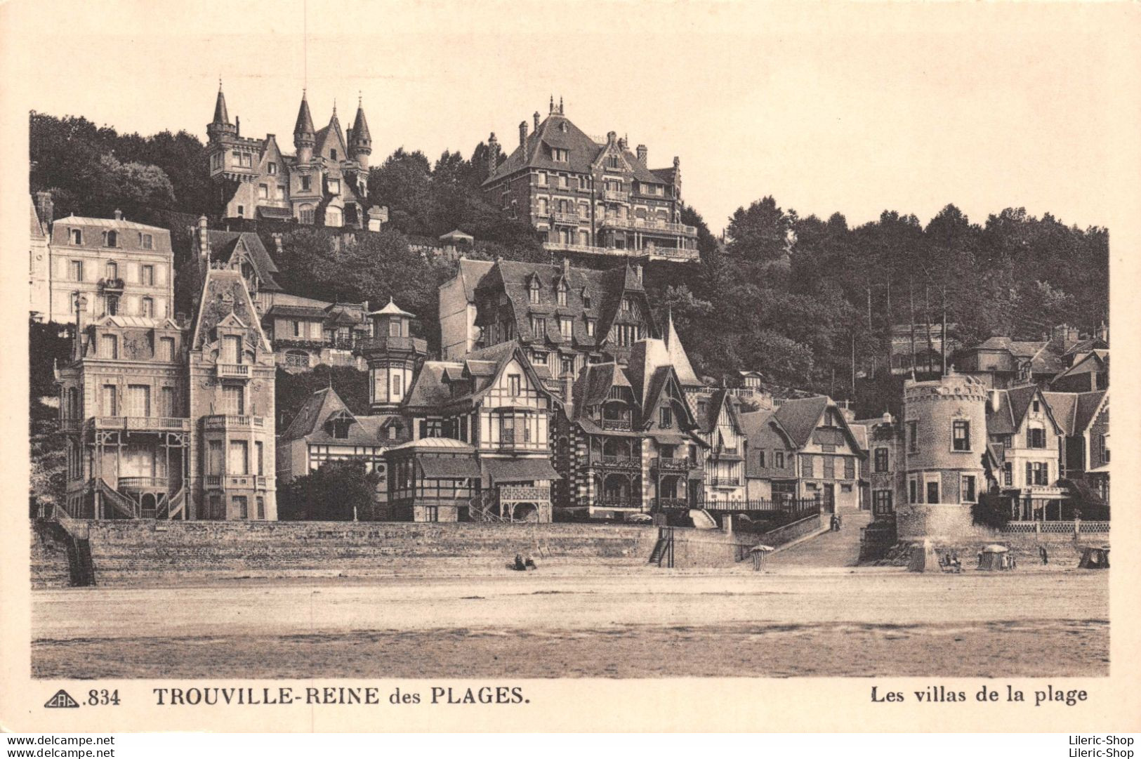 [14]  TROUVILLE Reine Des Plages - Les Villas De La Plage - CAP -  Cpa ± 1930 ♥♥♥ - Trouville