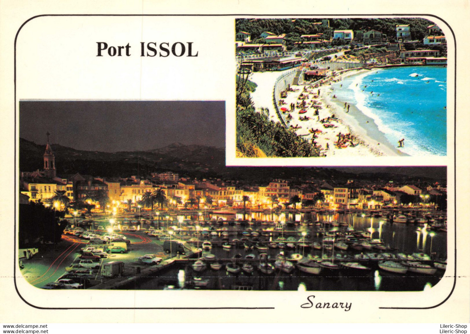 [83]  Sanary-sur-Mer - Vue Générale Du Port La Nuit - Plage De Port Issol  Cpm GF ( ͡♥ ͜ʖ ͡♥) ♥ - Sanary-sur-Mer