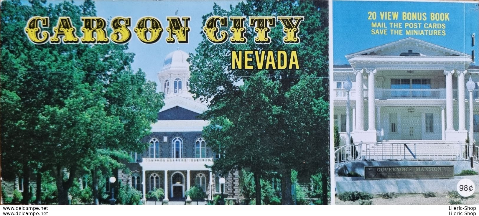 Etats-Unis > NV - Nevada 20 View Bonus Book - Virginia City  - Carson city ( ͡◕ ͜ʖ ͡◕) ♦