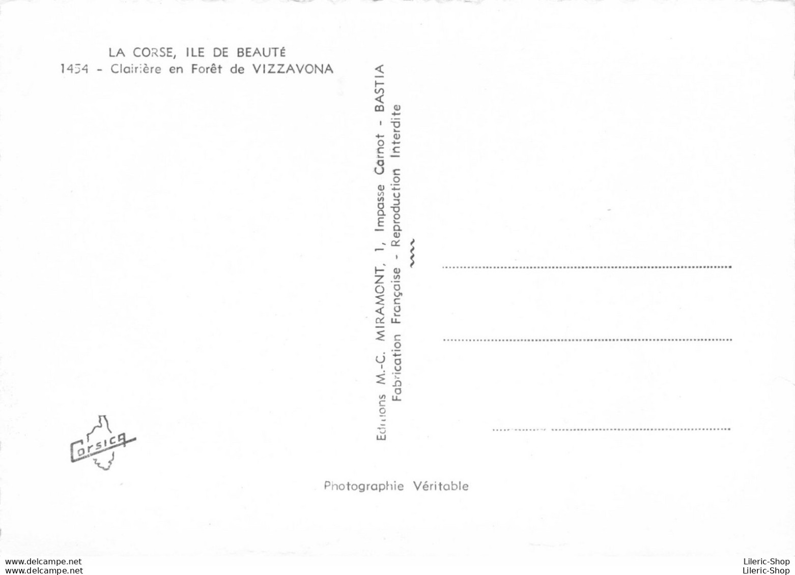 [20] [2B] Haute Corse > Clairière En Forêt De VIZZAVONA Cpsm  ± 1960 ♥♥♥ - Sonstige & Ohne Zuordnung