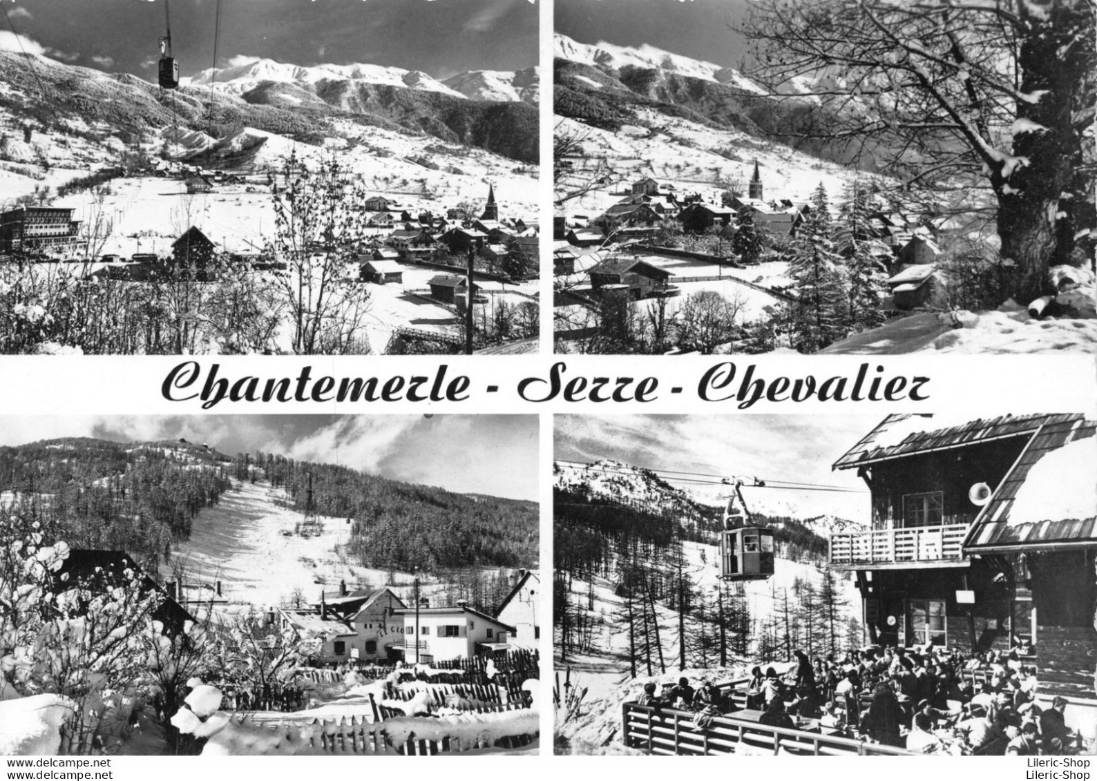 [05] CHANTEMERLE SERRE-CHEVALIER Vue Générale - Descente De La Piste Rouge Terrasse De Serre - Ratier CPSM ± 1960  ♥♥♥ - Serre Chevalier