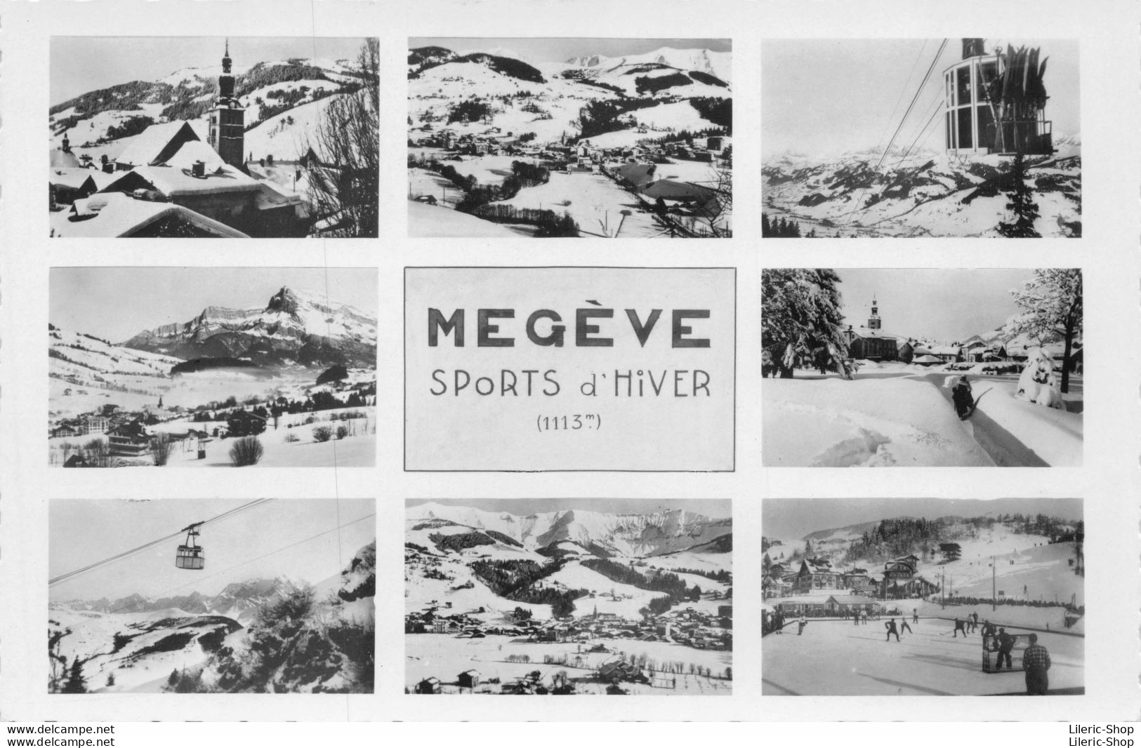 [74] MEGEVE SPORTS D'HIVER - Multivues Cpsm ± 1950 ♥♥♥ - Megève