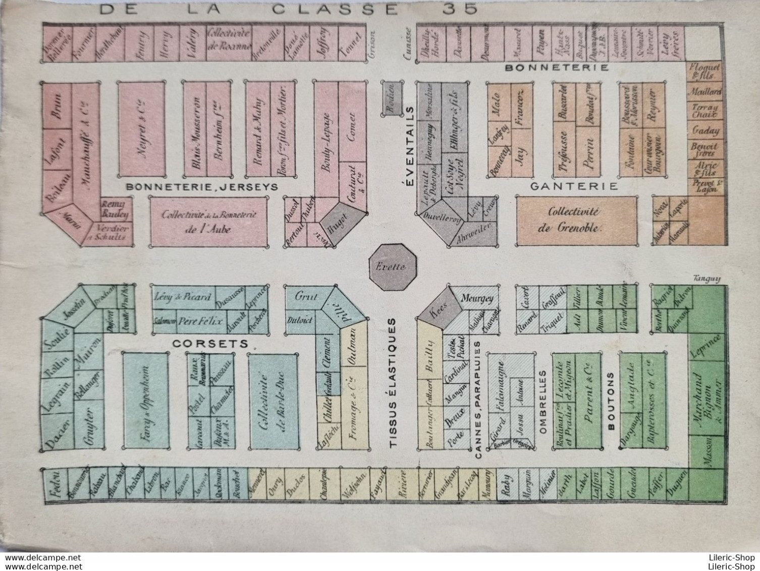 PARIS - Souvenir de l'Exposition Universelle de 1889 - offert par les exposants de la classe 35 - Fascicule en accordéon