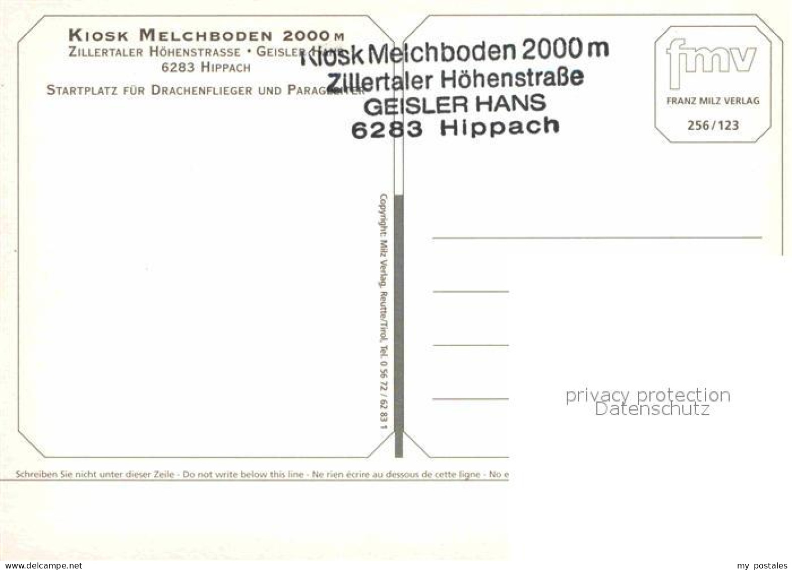 72682251 Hippach Kiosk Melchboden Hippach - Sonstige & Ohne Zuordnung