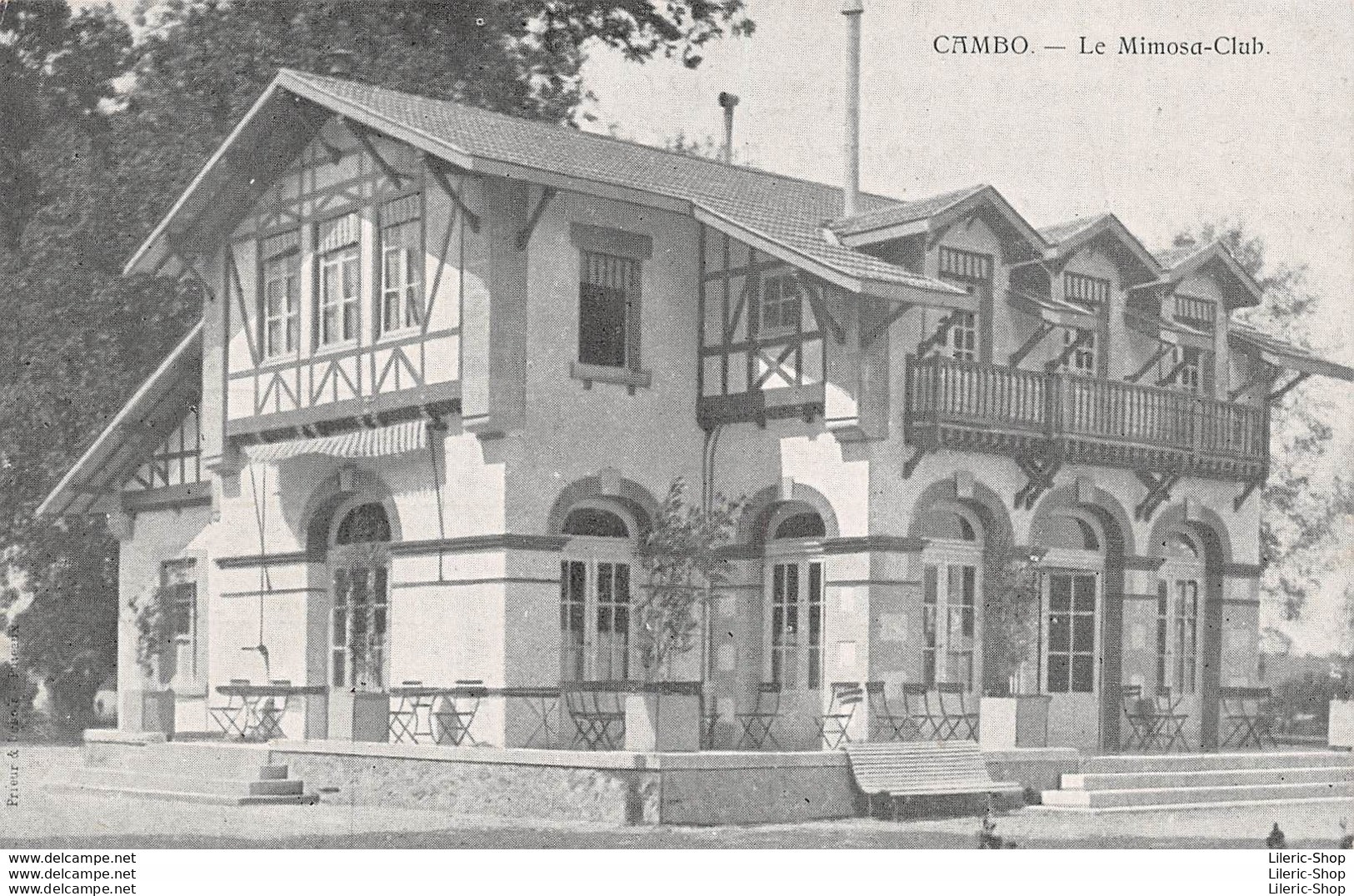 [64] CAMBO -   LE MIMOSA-CLUB CPA ± 1910 ♦♦♦ - Cambo-les-Bains