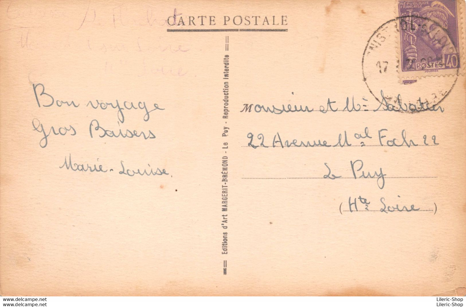 [43] MONISTROL SUR LOIRE - LE CHÂTEAU DU FLACHAT - CPA ± 1938 ♣♣♣ - Other & Unclassified