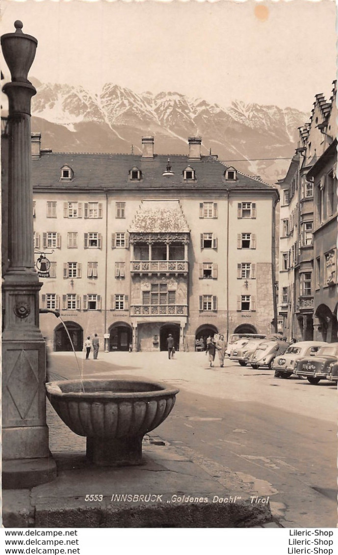 ÖSTERREICH -TIROL -INNSBRÜCK -GOLDENES DOCHL-AUTOMOBILES -VERLAG FOTO RHOMBERG N°5353 - 1958 - Innsbruck