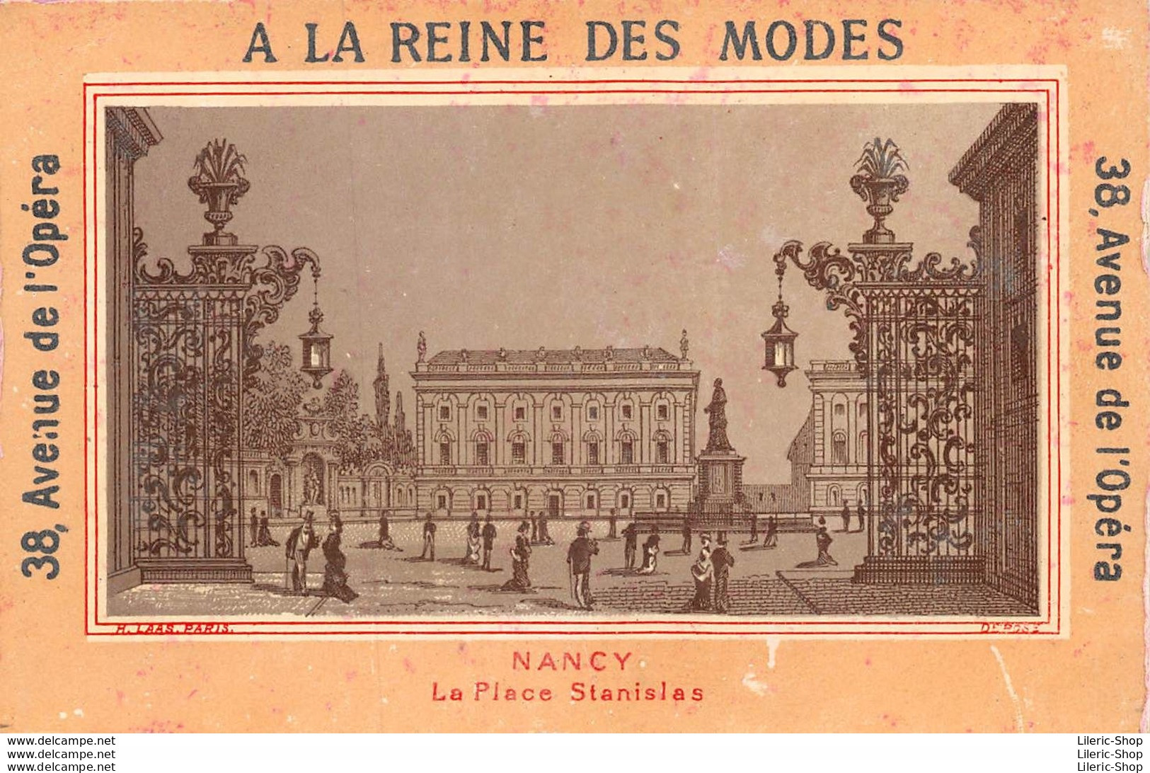 LOT DE 5 CHROMOS "À LA REINE DES MODES" MAISON E. DEGON-POINTUDE -38 AVENUE DE L'OPÉRA PARIS  ♣♣♣ - Other & Unclassified