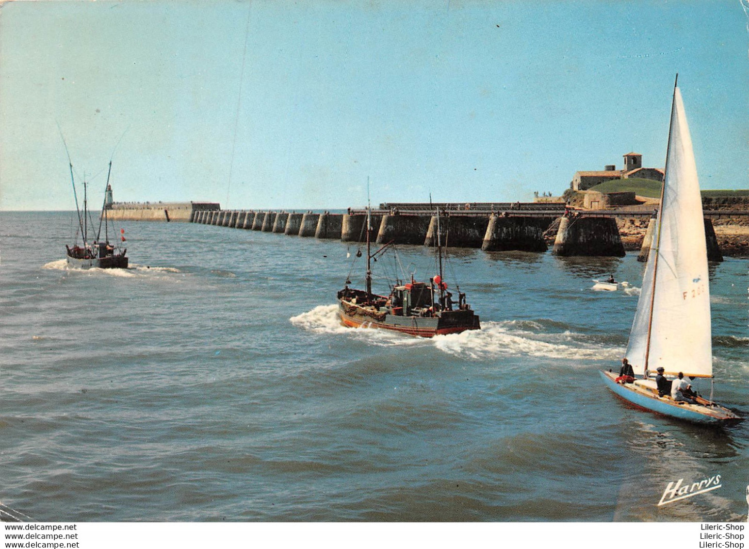 [85] SABLES-D'OLONNE - LE FORT SAINT-NICOLAS ET LA JETÉE - ÉD. HARRYS N°114 - Cpsm 1973 ♦♦♦ - Sables D'Olonne