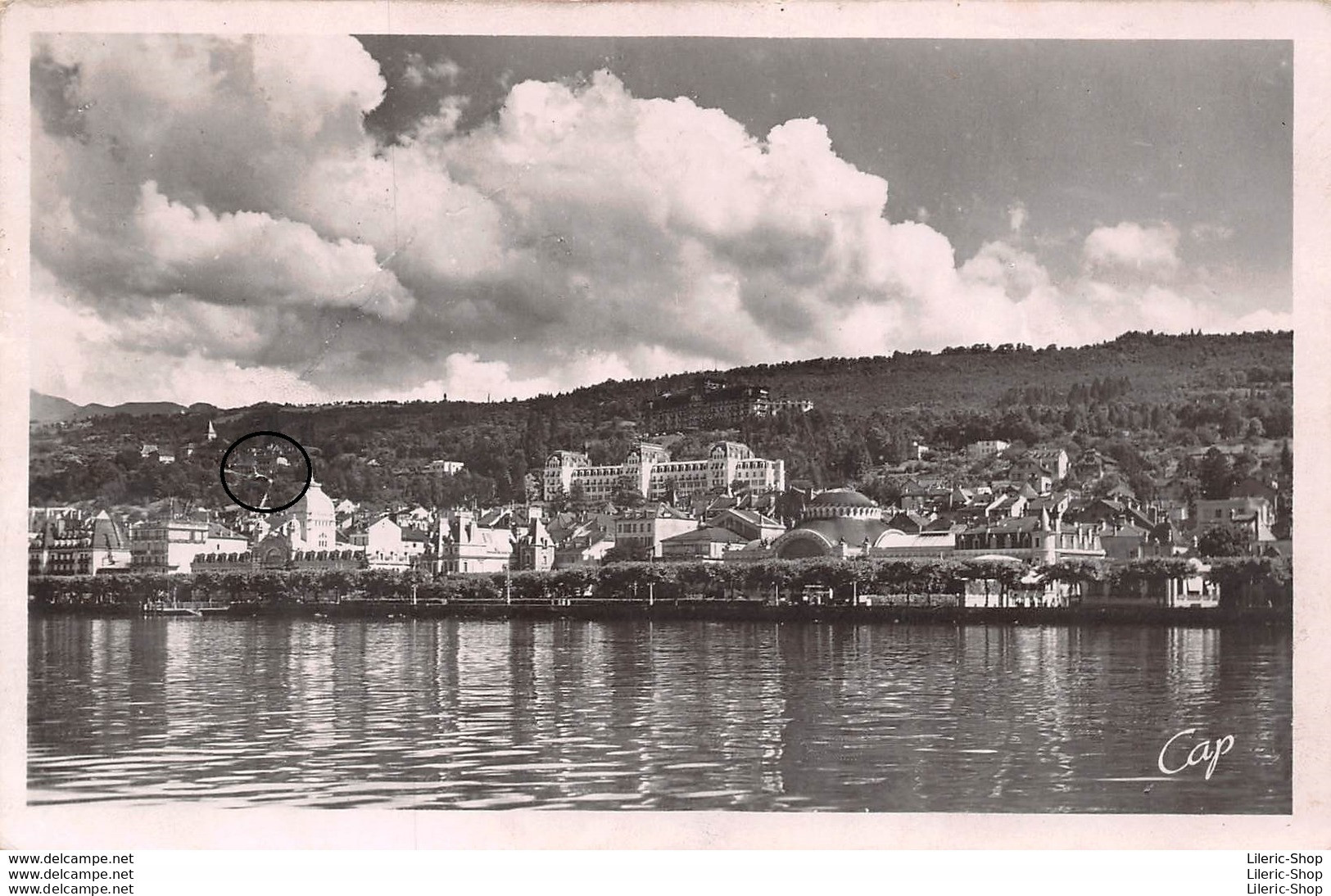 [74]  ÉVIAN-LES-BAINS -VUE GÉNÉRALE ET LE DOUBS -ÉDITION CAP - CPSM PF ♠♠♠ - Evian-les-Bains