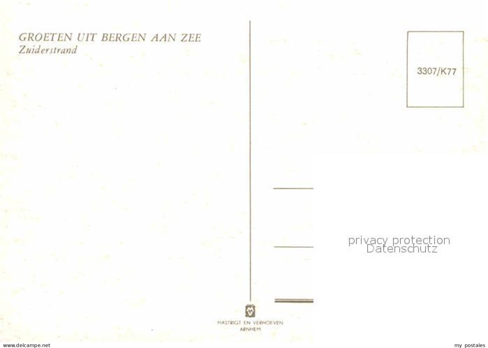 72680873 Bergen Aan Zee Zuiderstrand Strand  - Andere & Zonder Classificatie