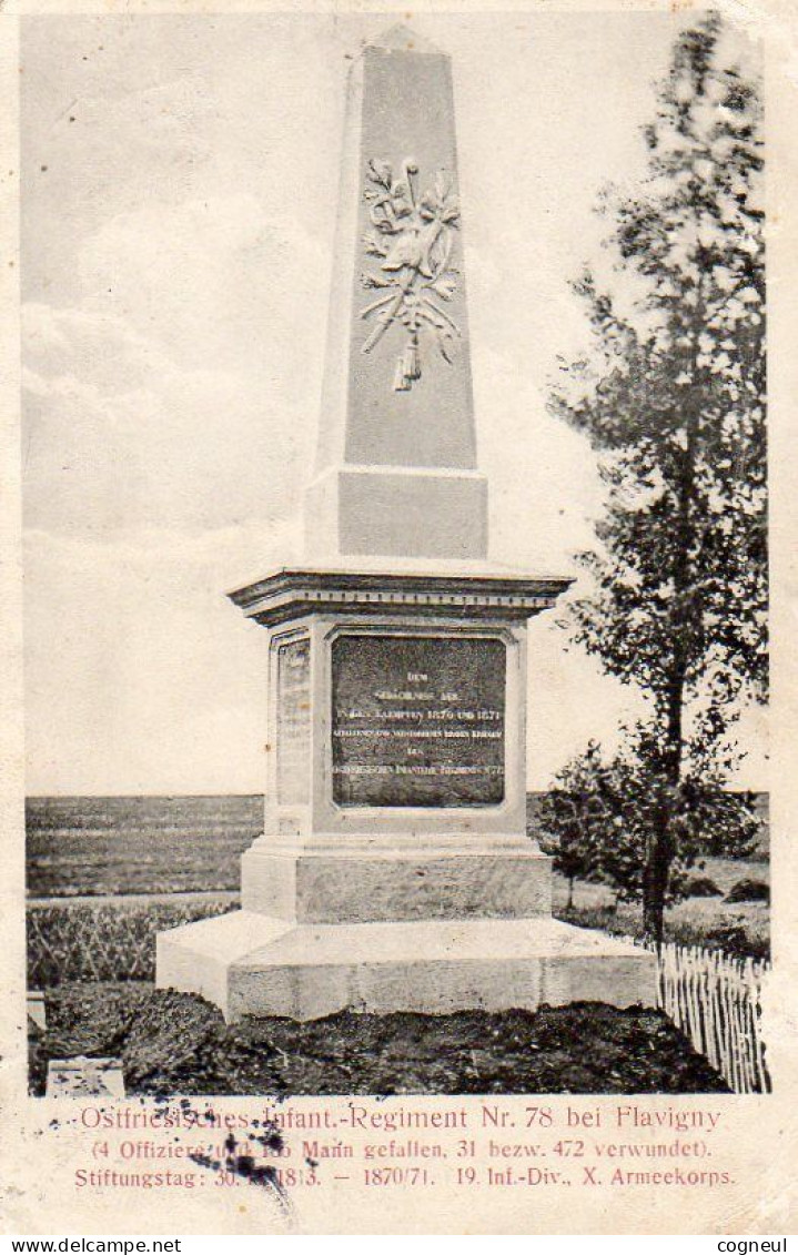 Flavigny  - Vionville - Denkmal 1870 - Sonstige & Ohne Zuordnung