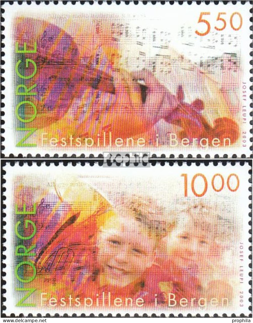 Norwegen 1465-1466 (kompl.Ausg.) Postfrisch 2003 Musikfestspiele - Neufs
