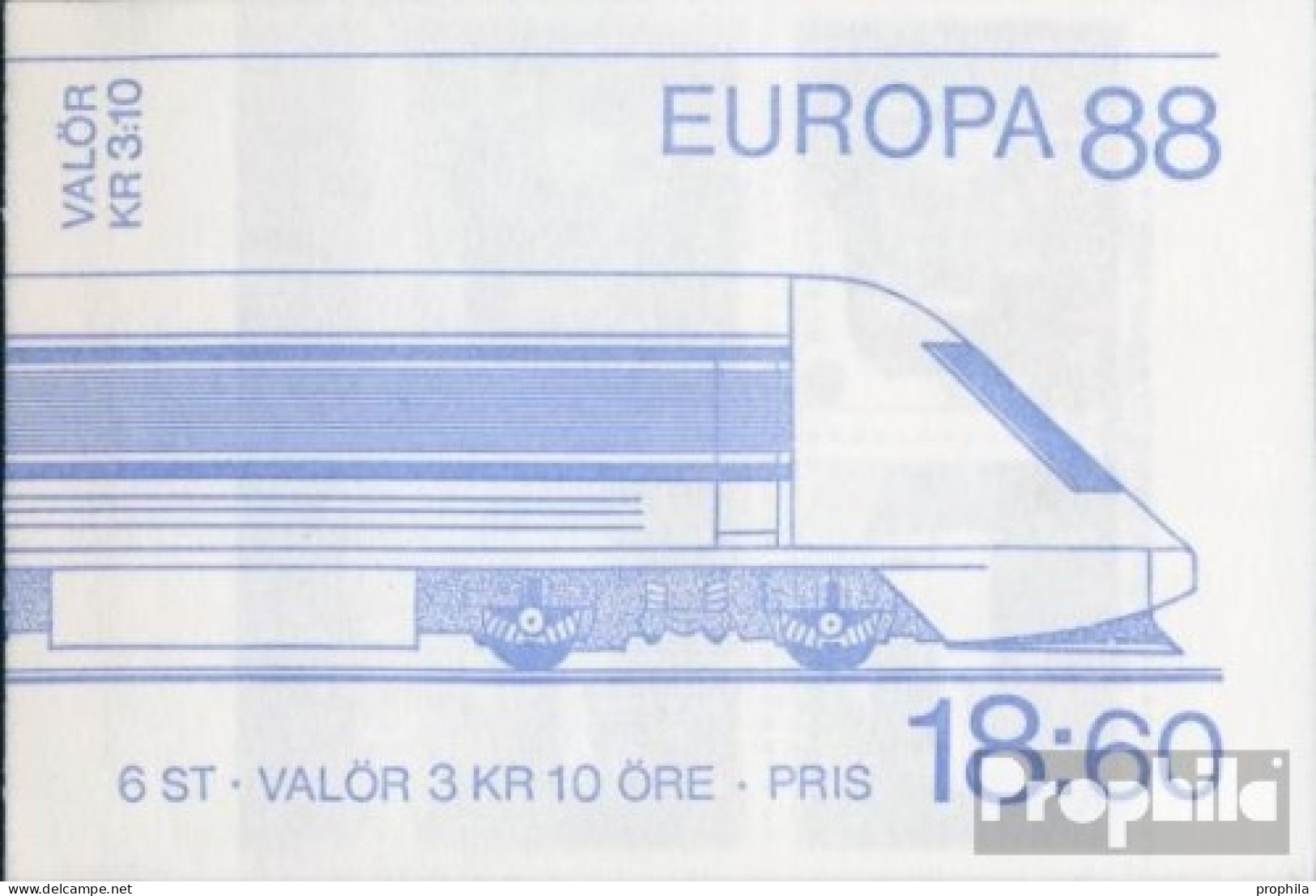 Schweden MH133 (kompl.Ausg.) Postfrisch 1988 Europa - Unused Stamps